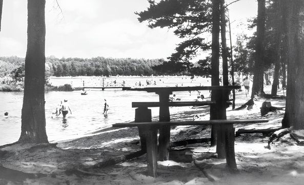 Hertha-See Geschichte