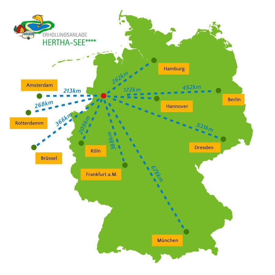 Anreise zum Hertha-See